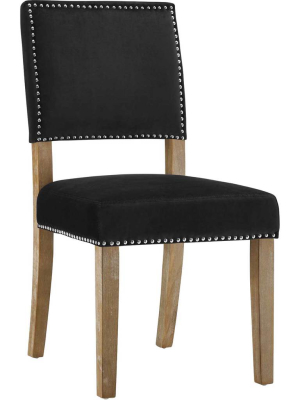 Orwen Wood Dining Chair Black