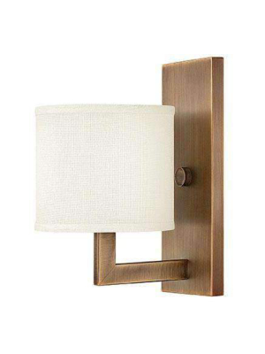 Hampton Sconce Brushed Bronze