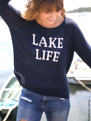 Lake Life Crew Cotton