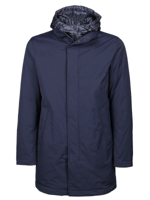 Herno Zipped Layered Coat