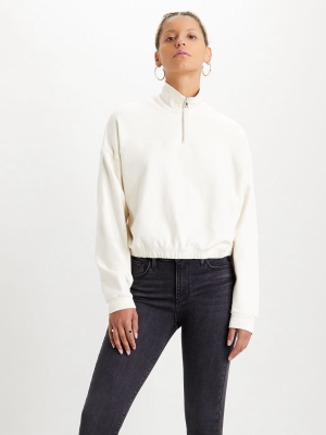 Pom Quarter-zip Sweatshirt