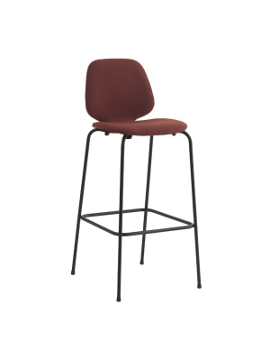 My Chair Bar/counter Stool - Metal Base - Fully Upholstered