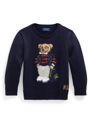 Polo Bear Cotton-blend Sweater