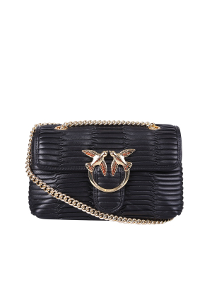 Pinko Love Mini Puff Origami Shoulder Bag