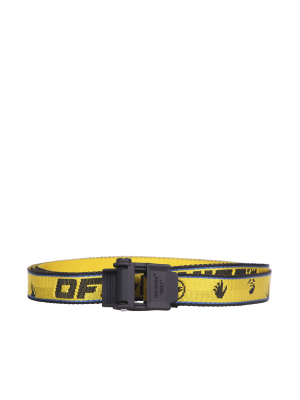 Off-white Industrial Logo Tape Belt