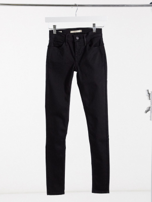 Levi's 710 Innovation Super Skinny Galaxy Jeans In Black