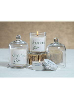 Siberian Fir Candle Dome Jar And Travel Tin