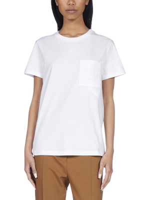 Max Mara Logo Embroidered T-shirt