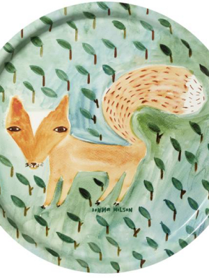 Fox In The Leaves Tray By Donna Wilson