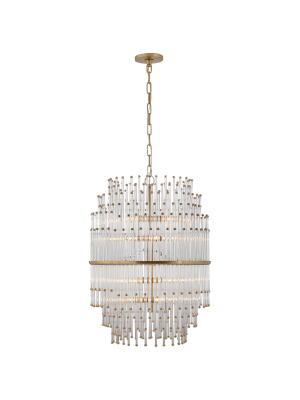 Mia Medium Barrel Chandelier In Various Colors