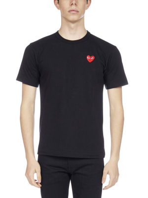 Comme Des Garçons Play Logo Crewneck T-shirt