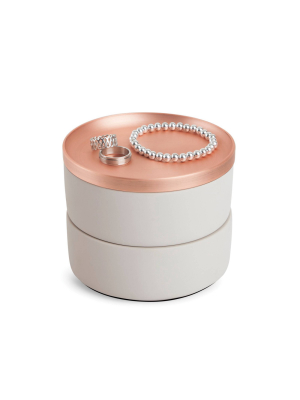 Tesora Jewelry Storage Box White/pink - Umbra