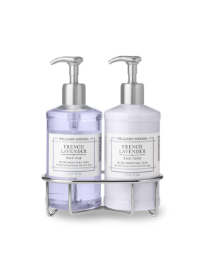 Williams Sonoma French Lavender Hand Soap & Lotion, Deluxe 5-piece Set