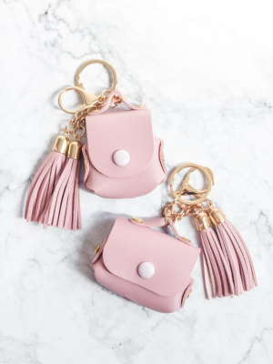 Pink Tassel Airpods Cases