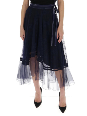 Chloé Belted Lace Skirt