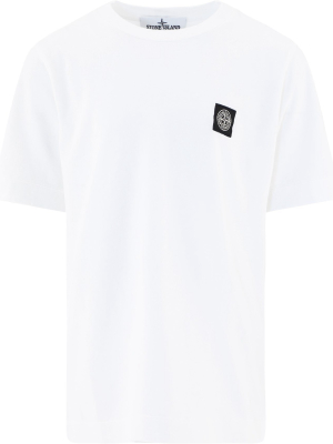 Stone Island Junior Logo Patch T-shirt