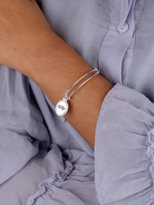 Wife, 'the One I Love Forever' Charm Bangle