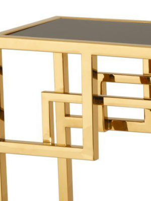 Eichholtz Morris Console Table - Gold & Black