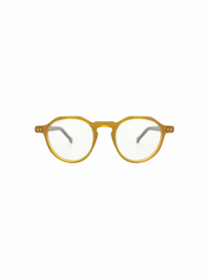 Lesca Icon Round Frame Glasses