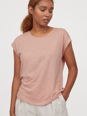 Cotton-blend T-shirt