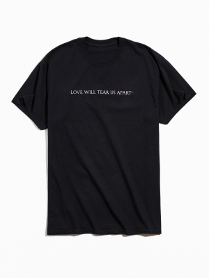 Joy Division Love Will Tear Us Apart Tee