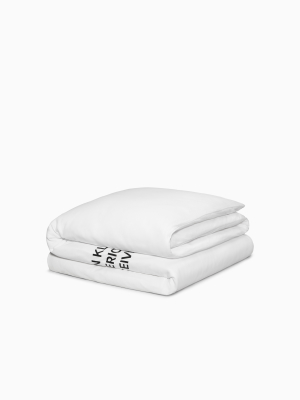 Modern Cotton - Klein Duvet Cover In White