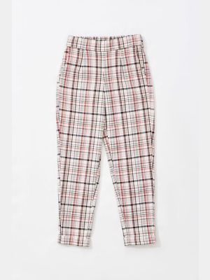 Girls Plaid Ankle Pants (kids)