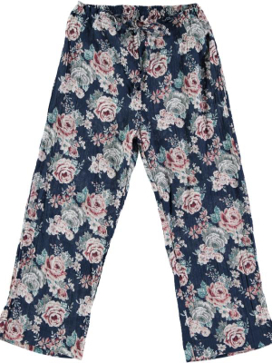 Tocoto Vintage Floral Trouser