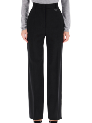 Prada High-waisted Wide Leg Trousers