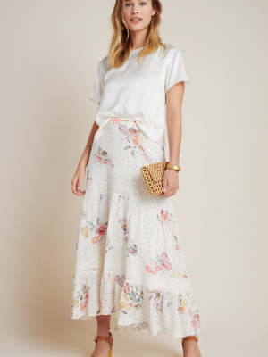 Hannah Eyelet Maxi Skirt