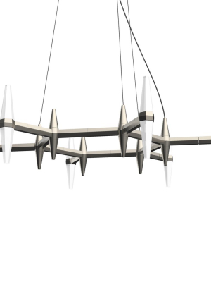 Prism Single Tier Chandelier