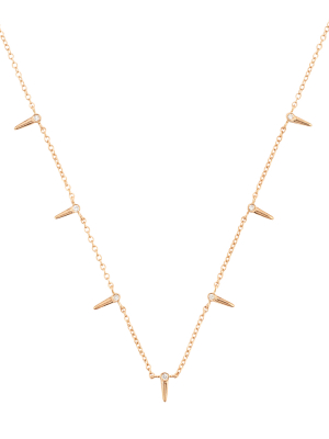 Star Point Interval Necklace