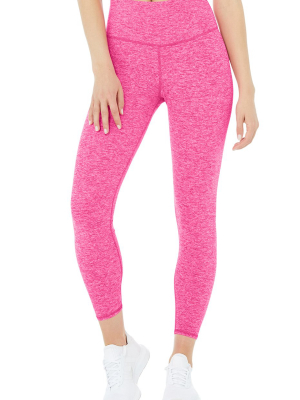 Alosoft High-waist 7/8 Highlight Legging - Neon Pink Heather