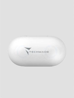 Techmade Earbuds Auricolari In White