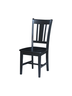 Set Of 2 San Remo Splatback Chairs - International Concepts