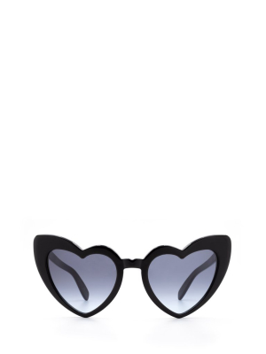 Saint Laurent Eyewear Heart Shaped Sunglasses