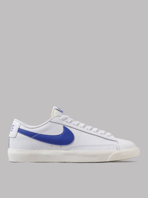 Nike Blazer Low Leather (white /astronomy Blue / Sail)