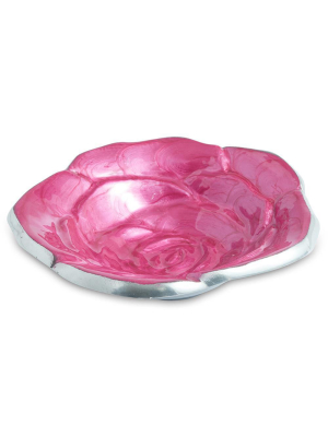 Julia Knight Rose 4" Petite Bowl In Raspberry