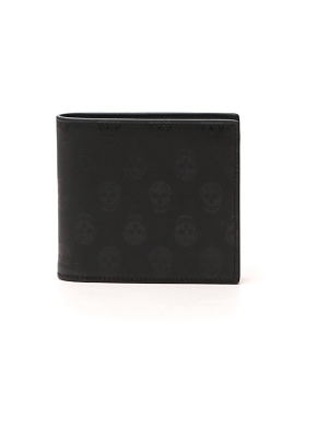 Alexander Mcqueen Skull Printed Bifold Wallet