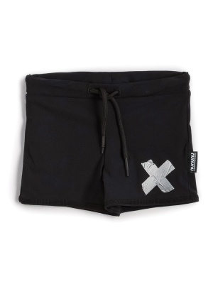 Nununu Solid Swim Shorts - Black