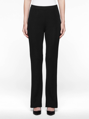 Bootcut Knit Pant, Black