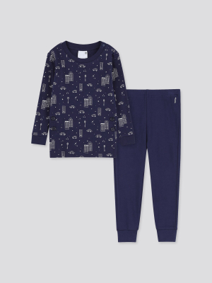 Toddler Cotton Inner Long-sleeve Pajamas