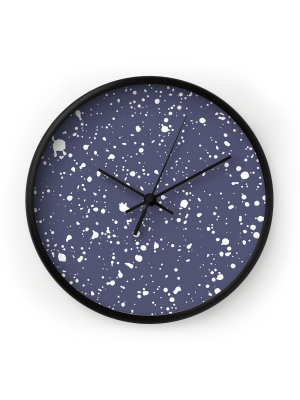 Emanuela Carratoni Stardust Wall Clock - Deny Designs