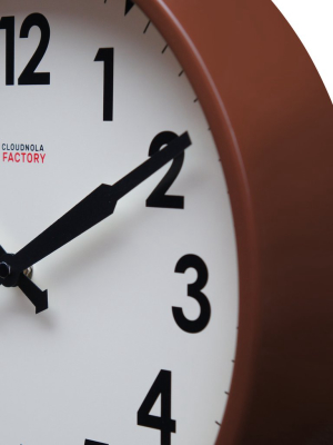 Factory 30 Chocolate Wall Clock