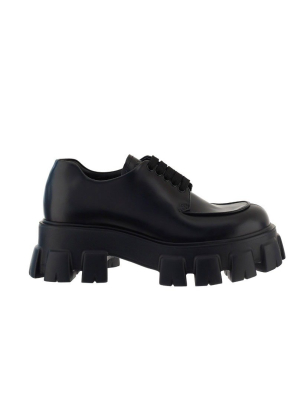 Prada Lug Sole Lace-up Shoes