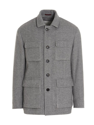 Brunello Cucinelli Saharienne Buttoned Jacket