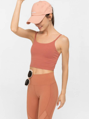 Soft Clay Active Crop Tank