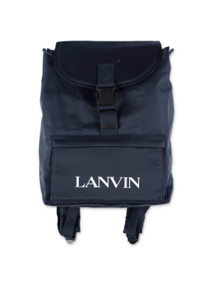 Lanvin Enfant Logo Print Backpack