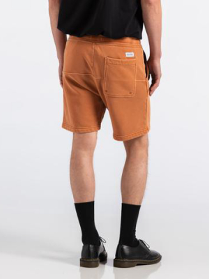 Big Bear Fleece Walkshort In Tobacco