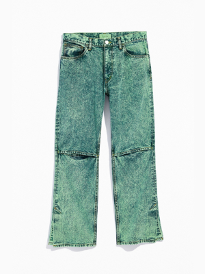 Jieda Split Acid Wash Jean